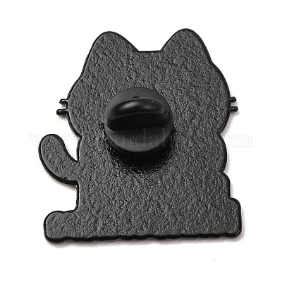Ich hasse es hier weinende Katzen-Emaille-Pins&nbsp;JEWB-B047-01D-1