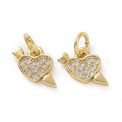 Латунные микро проложить кубического циркония подвески KK-E068-VF032-1