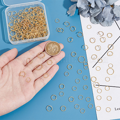 4 стиль 304 нержавеющая сталь кольца для прыжков STAS-UN0058-01-1