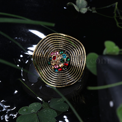 Сплав с хрустальными стразами кольца для пальцев FS-WG47CCC-01-1