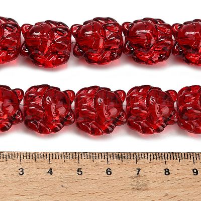 Прозрачные стеклянные бусины EGLA-H110-02-1