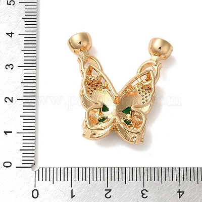 Латунные микро проложить кубического циркония раз за застежками KK-A227-36G-1