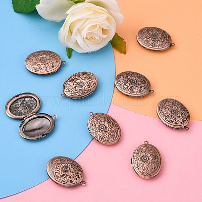 Подвески латуни медальон ECF133-2R-1