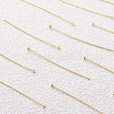 Латунные шпильки с плоской головкой KK-BC0004-01-0.7x45-1