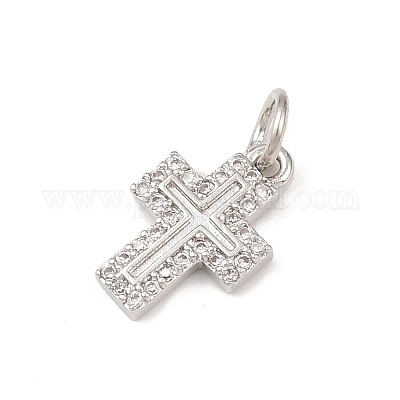 Латунные микро проложить кубического циркония подвески KK-G544-20P-1