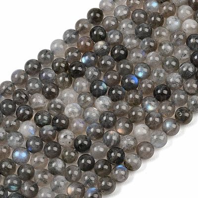 Природные лабрадорита бисер нитей&nbsp;G-Z133-A01-7mm-02-1