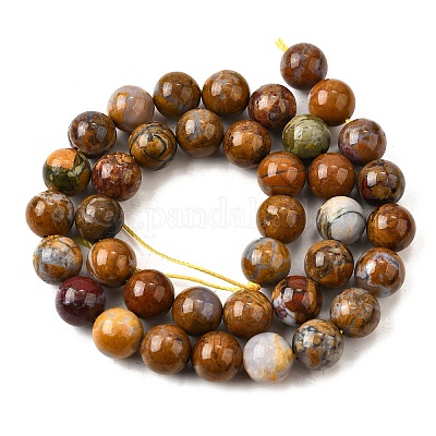Природные африканские опал бусины пряди G-S390-06-10mm-1