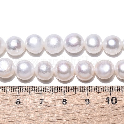 Нити из натурального культивированного пресноводного жемчуга PEAR-N014-08H-01-1