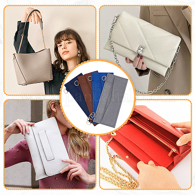 4 шт. 4-х цветные вставки-органайзеры для сумок из шерстяного фетра&nbsp;FIND-WR0007-27B-1