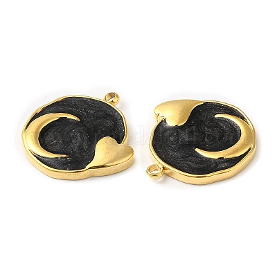 Подвески из настоящей 304 нержавеющей стали с покрытием из 18-каратного золота STAS-A084-25G-02-1