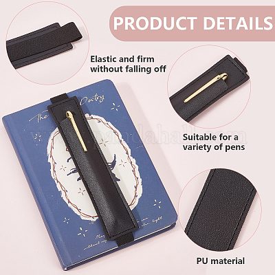 12 шт. двухцветный держатель для ручек из искусственной кожи ABAG-CP0001-15A-1