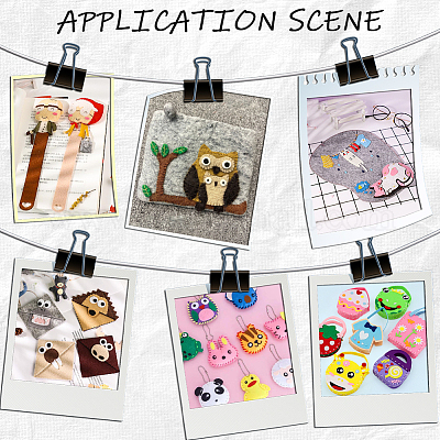 21шт. нетканый войлочный материал 3 цветов SENE-CP0001-01B-1