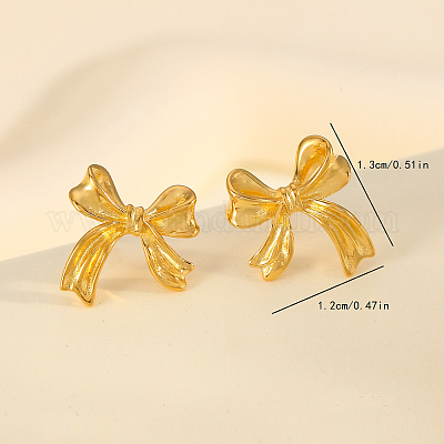 Eleganti orecchini a bottone a farfalla in argento s925 per l'uso quotidiano da donna&nbsp;WT6691-1-1