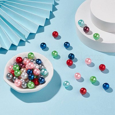 Пластиковые бусины abs SACR-R780-10mm-M-1