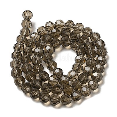 Прозрачные стеклянные бусины EGLA-A035-T8mm-D16-1