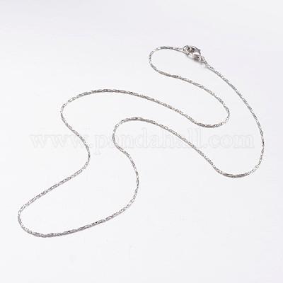 Латунь цепи ожерелья MAK-L009-02P-1