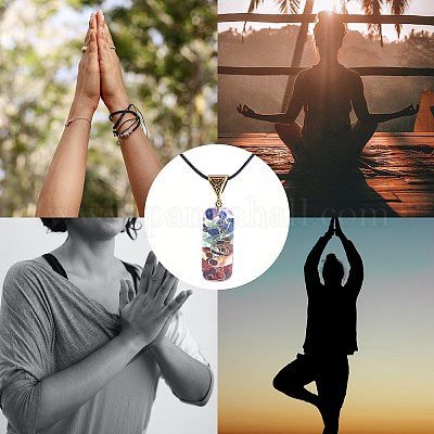 4шт 2 стиля украшения чакры NJEW-SZ0001-06-1