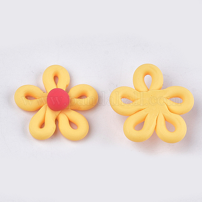 Кабошоны из полимерной глины ручной работы CLAY-S091-33B-1