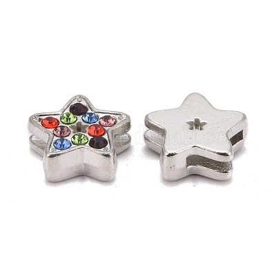 Rhinestone сплава кулон RSB357-2-1