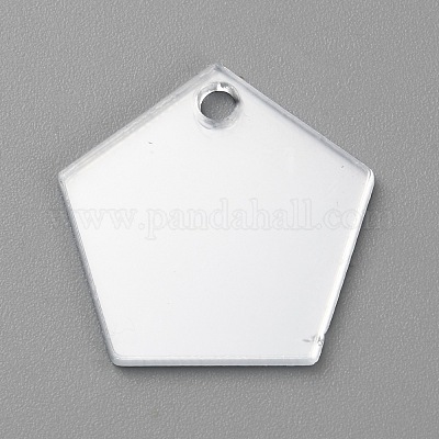 Акриловые подвески&nbsp;LS-OACR-WH0036-25-C02-1