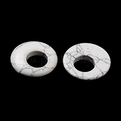 Синтетические зеленые бирюзовые подвески G-T122-76Y-1