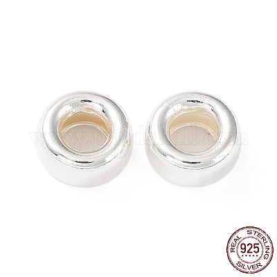 925 шарики стерлингового серебра&nbsp;STER-K174-02F-S-1