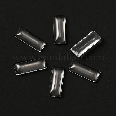 Прозрачные стеклянные кабошоны GLAA-SZC0001-02-1