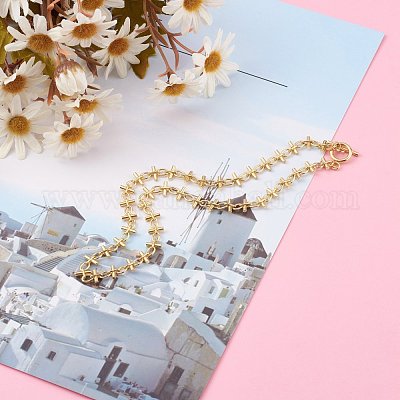 Ожерелья с цепочкой из латуни NJEW-JN03355-1