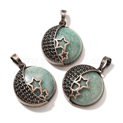 Природные подвески амазонит G-P560-01R-07-1