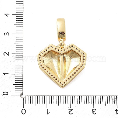 Латунные микро проложить кубического циркония подвески KK-L209-086G-1