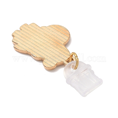 Рождественская тема сплав эмаль подвеска мобильный ремешок HJEW-JM03451-1