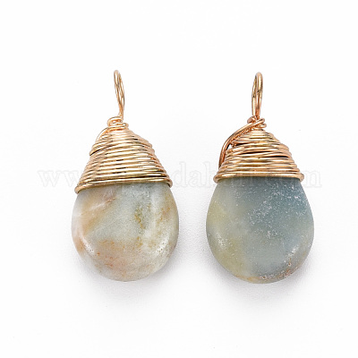 Подвески из натуральных цветов амазонита G-S359-294E-1