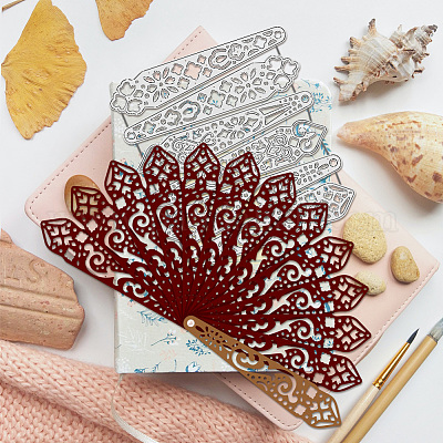 Углеродистая сталь разрезает трафареты DIY-WH0309-1764-1