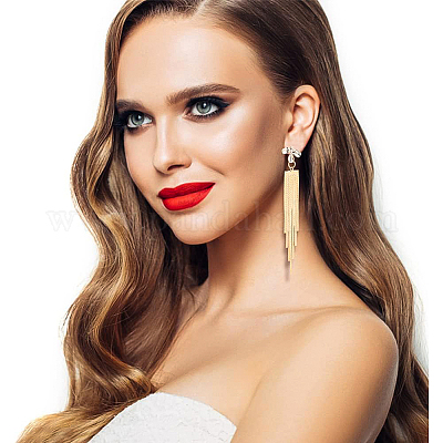 16 шт. латунные серьги-гвоздики KK-BC0008-38-1