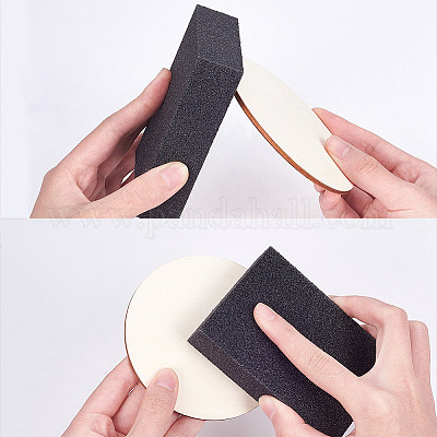 Деревянные кабошоны и губки для мытья посуды WOOD-PH0008-47-1