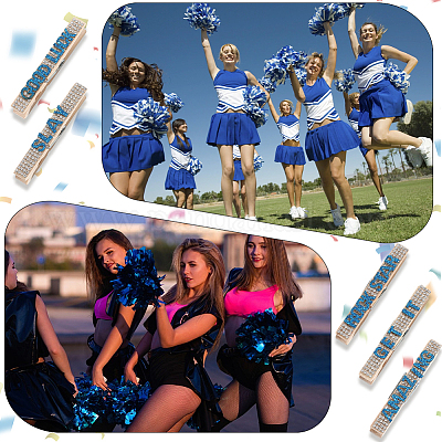 30 шт. 5 стиля стразы для черлидинга AJEW-SP0002-58A-1