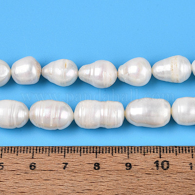 Нити из натурального культивированного пресноводного жемчуга PEAR-N012-09B-01-1