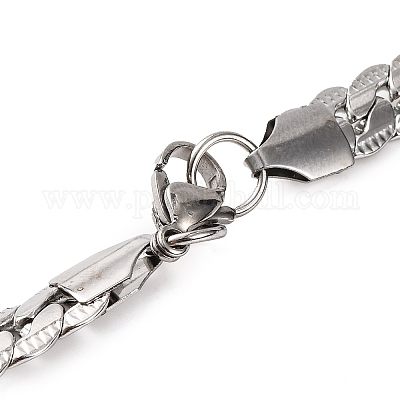 Не тускнеющие ожерелья из нержавеющей стали 304 для женщин NJEW-G140-08A-P-1