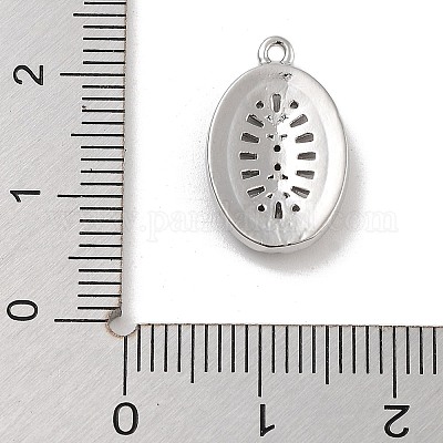 Латунь с подвесками из прозрачного кубического циркония KK-Z061-21B-P-1