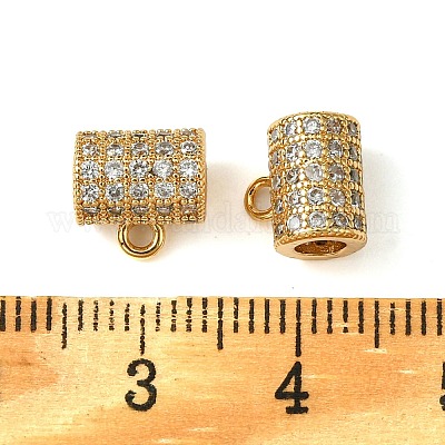 Латунные дужки из латуни с микропаве из кубического циркония KK-M277-09E-G-1