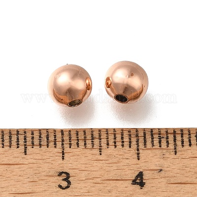 Стойки обшивки латунные бусины KK-K373-08C-RG-1