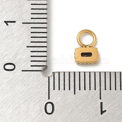 Ионное покрытие (ip) нержавеющая сталь 304 с подвесками из стразов STAS-G351-11G-1