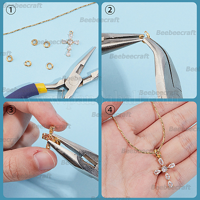 6 шт. 925 серебряных кольца-замка STER-BBC0008-69A-G-1