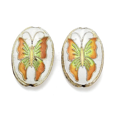 Бусины ручной работы перегородчатой CLB-Z001-04G-02-1