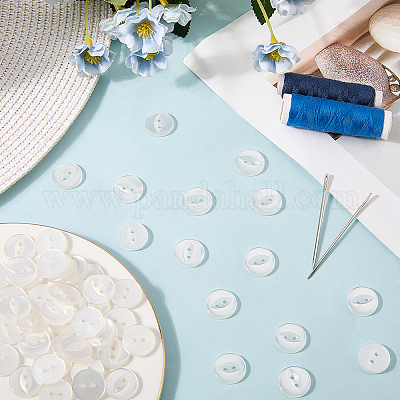 100 шт. пуговицы из смолы с 2 отверстиями BUTT-CY0001-23A-1