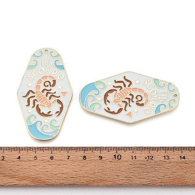 Подвески из сплава с покрытием стойки и эмали ENAM-T021-29H-1