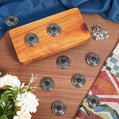 18 комплект заклепок из сплава и имитации бирюзы FIND-CA0008-72A-1