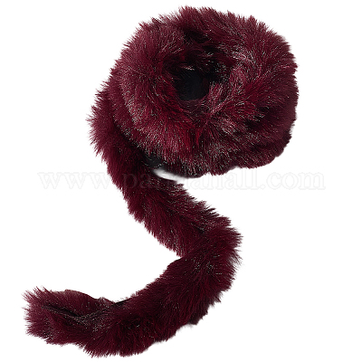 Рулон ткани из искусственного меха и синели для украшения рождественской елки или изготовления бантов для венков FIND-WH20003-95B-1