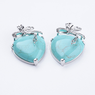 Природные и синтетические смешанные каменные подвески G-E433-B-P-1