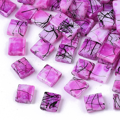 Строковые стеклянные бусины на 2 отверстие SEED-S023-43C-04-1